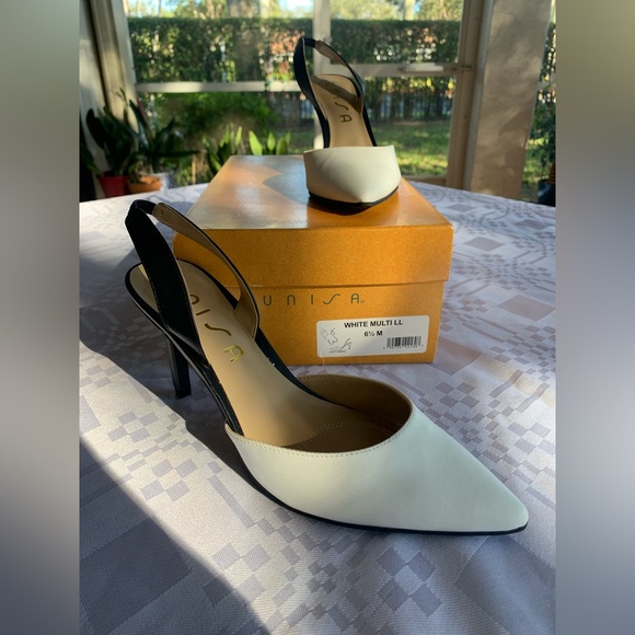 BRAND NEW Unisa Unyumaz Size 6.5 Multi Black & White Heel - Picture 5 of 10